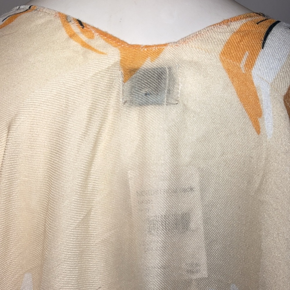 Save The Ocean ladies NWT Kimono Swim Cover-Up.  One size. Ivory. Damaged-READ - Picture 8 of 12
